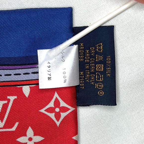 Louis Vuitton Silk Monogram Superstition Bandeau Black - Picture 9 of 9